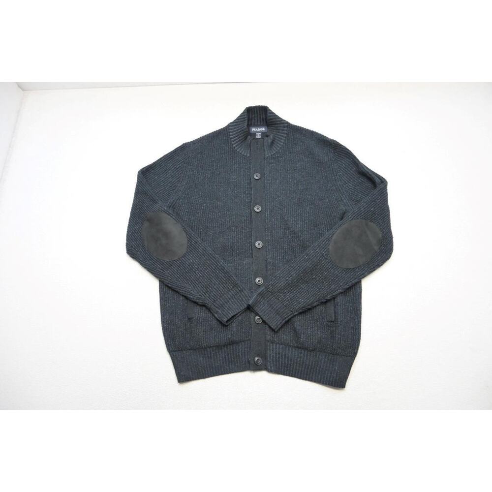 Jos A Bank Zip‎ Button Up Sweater Cotton Blend Tailored Fit Cable Knit Mens XL